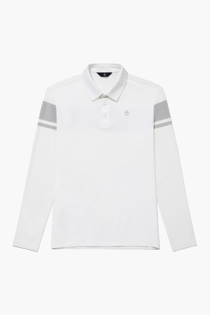 남성 하이브리드 긴팔티셔츠 화이트 MR121MTL15