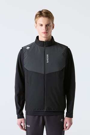 러닝 리플렉티브 신슐레이트 패딩 베스트 블랙 SR121RPV11