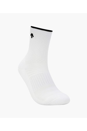 [데상트골프] 남성 아쿠아 직각 양말  DR12MFSO11_WHITE-a