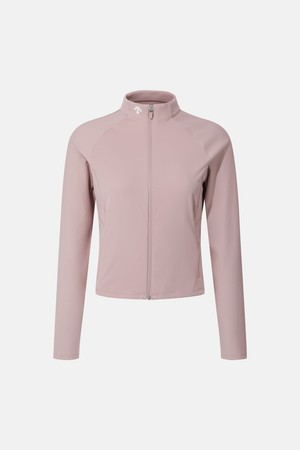 우먼스 골지 트레이닝 집업 자켓 딥 핑크 SR122PFT13