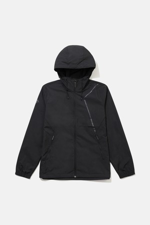 듀얼리스 패커블 후드형 바람막이 자켓 블랙 SR121DWB21