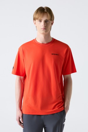 트레이닝 터프라이트 오버핏 반팔 티셔츠 오렌지 SR121TTS14