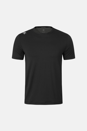 러닝 배색 반팔 티셔츠 블랙 SR123RTS22