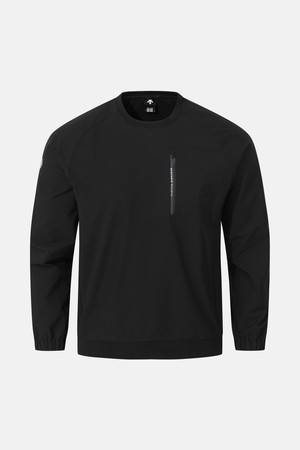 트레이닝 포켓 우븐 맨투맨 블랙 SR123TWH21