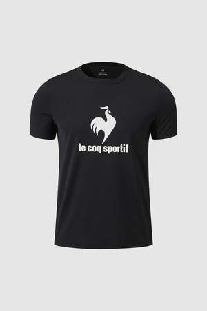 유니 기능성 그래픽 반팔티 블랙 QR123ERS11