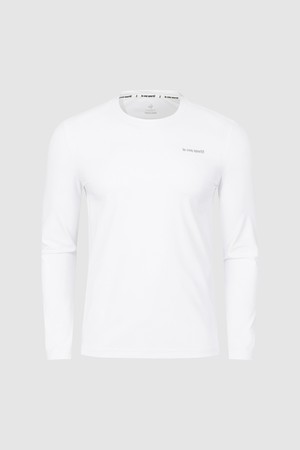 유니 트리코트 긴팔티 - 화이트 QR123ERL22