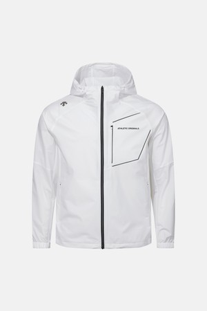 러닝 터프 우븐 후드형 바람막이 자켓 화이트 SR123RWB23