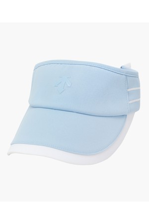 [데상트골프] 여성 에센셜 리본 선바이저  DR12WFSV12_BLUE-a