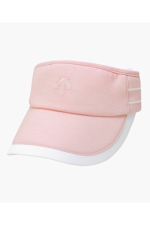 [데상트골프] 여성 에센셜 리본 선바이저  DR12WFSV12_PINK-a