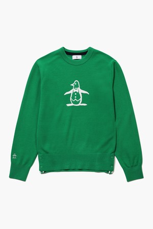 여성 시그니처 스웨터 그린 MR122LSW11