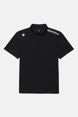 트레이닝 피케 폴로 티셔츠 블랙 SR121TPS21