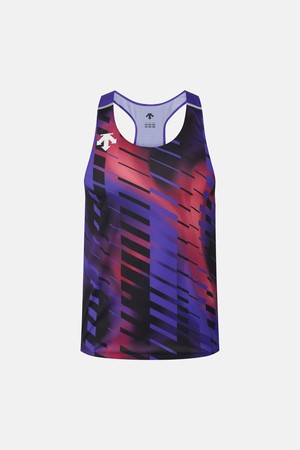 러닝 델타프로 윙 싱글렛 레드 패턴 SR123RST22