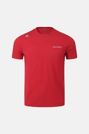 러닝 퀵 드라이 반팔 티셔츠 레드 SR113RTS21