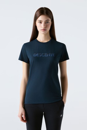 터프 워딩 그래픽 반팔 티셔츠 다크 네이비 SR123UTS22