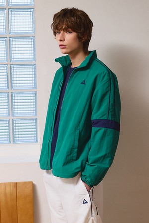 유니 루즈핏 메쉬 자켓 - 그린 QR123LJK21