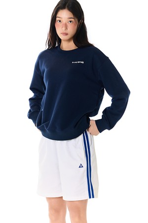 [온라인단독] 유니 선데이 루즈핏 4.5부 숏팬츠 - 화이트 QR123JHP31