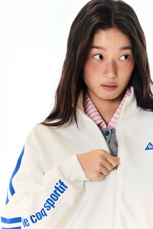 [온라인단독] 유니 선데이 루즈핏 트랙탑 - 블루 QR123JFT31