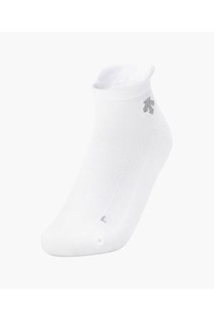 [데상트골프] 여성 단목 양말  DR12WFSO16_WHITE-a