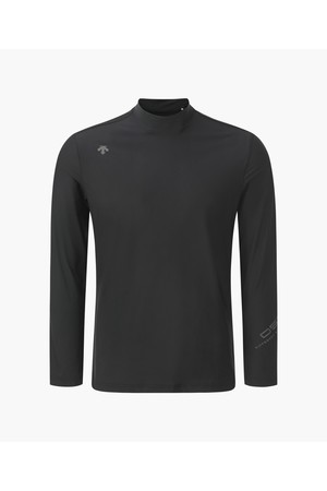 [데상트골프] 남성 반넥 베이스레이어  DR22MFIN4P_BLACK-a