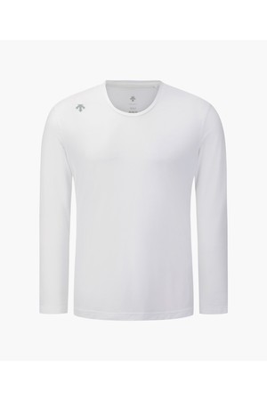 [데상트골프] 남성 라운드 베이스레이어  DR22MFIN4Q_WHITE-a