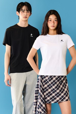 [온라인단독] 유니 르프레쉬 2pack 반팔티 - 블랙+화이트 QR213JRS41