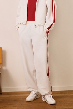 유니 선데이 루즈핏 스트레이트 팬츠 -크림 QR123LPT32