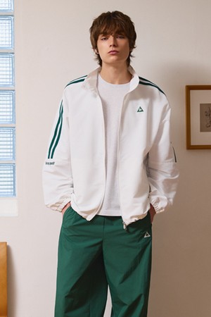 유니 선데이 루즈핏 홑겹 자켓 - 화이트 QR123LJK31