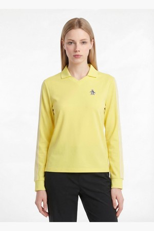 여성 메쉬 긴팔 티셔츠 라이트옐로우 MR122PTL31