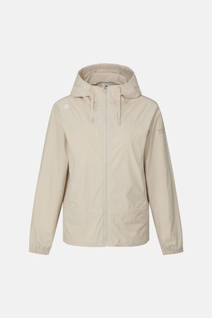 우먼스 후드형 바람막이 자켓 베이지 SR122PWB21