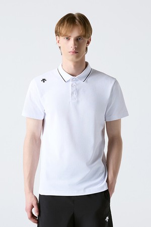 [세리나&소빈 착용] 터프 폴로 티핑 포인트 반팔 티셔츠 화이트 SR123UPS22