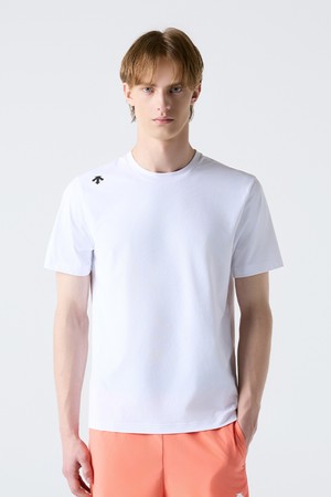 [소빈 착용] 터프 백그래픽 반팔 티셔츠 화이트 SR123UTS23