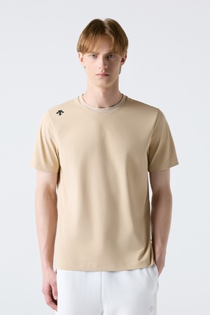 [소빈 착용] 터프 백그래픽 반팔 티셔츠 베이지 SR123UTS23