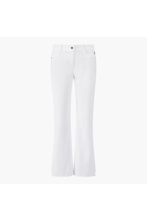 [먼싱웨어] 여성 썸머 부츠컷 팬츠 화이트 MR222LPT41_WHITE-a