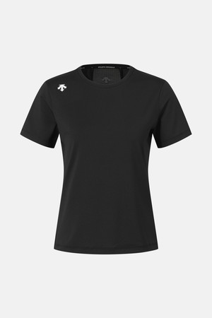 우먼스 러닝 반팔 티셔츠 블랙 SR122RTS32