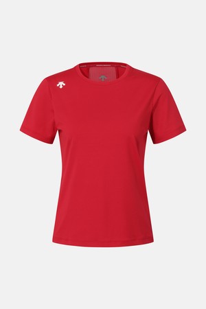 우먼스 러닝 반팔 티셔츠 레드 SR122RTS32
