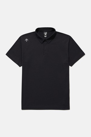 듀얼리스 린넨 폴로 반팔 티셔츠 블랙 SR121DPS33