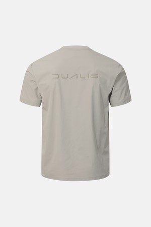 듀얼리스 우븐 반팔 티셔츠 베이지 SR121DTS31
