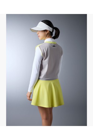 [데상트골프] 여성 플레어 스커트  DR12WFSK23_YELLOW-a