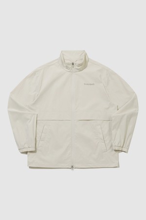 유니 스트레치 타슬란 루즈핏 홑겹 자켓 - 베이지 QR223LJK41