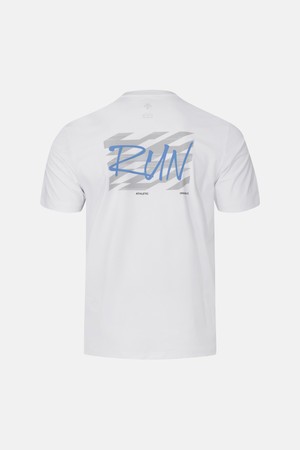 러닝 트리코트 반팔 티셔츠 화이트 SR223RTS44