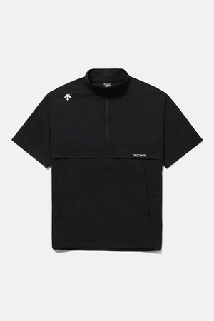 스트레치 우븐 반팔 아노락 블랙 SR223UAN44