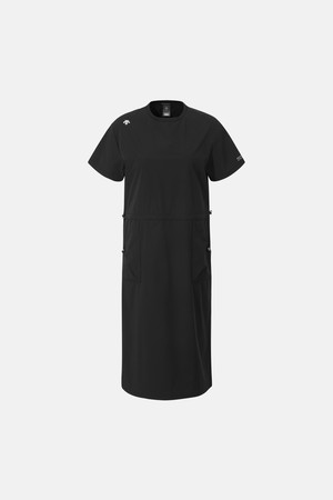 우먼스 쿨링 우븐 원피스 블랙 SR122POP31