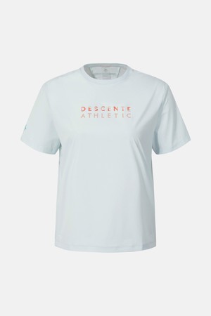 우먼스 쿨링 우븐 반팔 티셔츠 라이트블루 SR122PTS32