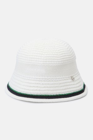 우먼스 니트 버킷햇 화이트 SR122UCP1X