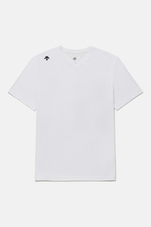 퀵드라이 브이넥 반팔 티셔츠 화이트 SR223UTS49