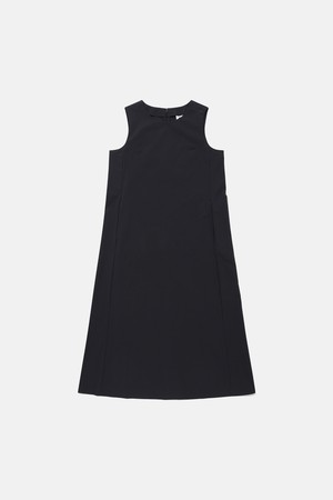 우먼스 듀얼리스 우븐 원피스 블랙 SR222DOP41