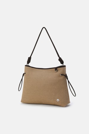 우먼스 미디움 숄더백 브라운 SR222UBG44