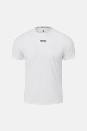 스위스 트라이애슬론 쿨링 트리코트 반팔 티셔츠 화이트 SR223ITS59