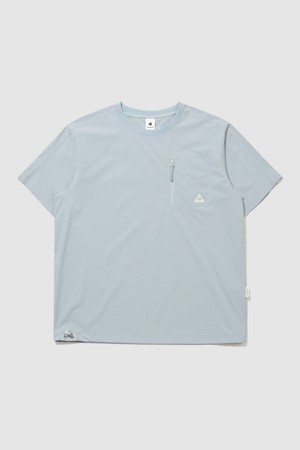 유니 씬플렉스 루즈핏 경량 반팔 피스테 - 민트 QR223LWT51