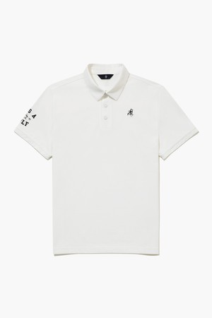 남성 경량 볼링 펭귄 반팔 티셔츠 화이트 MR111MTS35